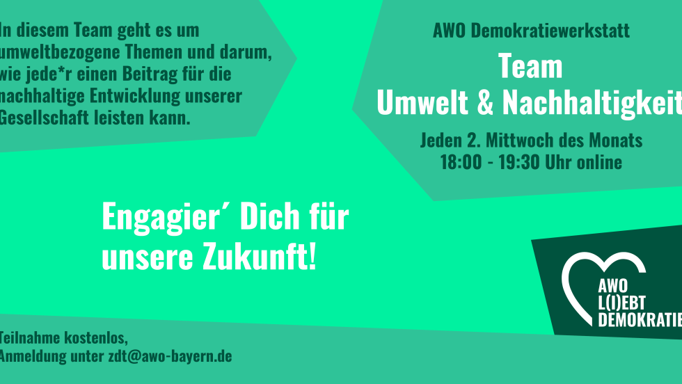 AWO Demokratiewerkstatt: Team Umwelt und Nachhaltigkeit